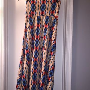 Multi colored maxi